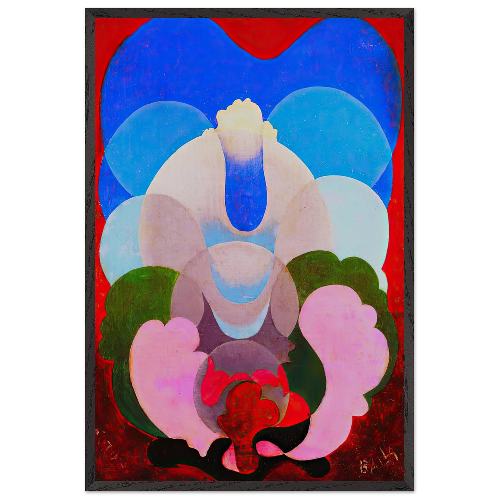 Streamlines Futur by Giacomo Balla, framed poster
