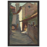 Street from Bretania by Stefan Popescu, framed poster, view 2