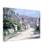 Street in Comrie, Perthshire by Samuel Peploe, canvas, view 2