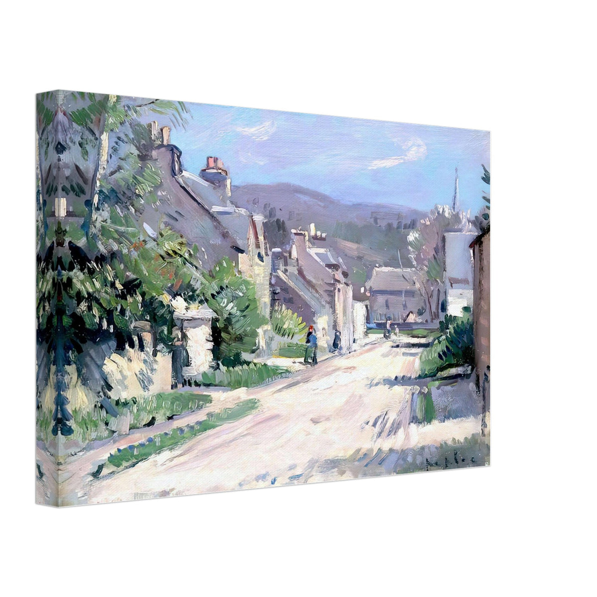 Street in Comrie, Perthshire by Samuel Peploe, canvas, view 2