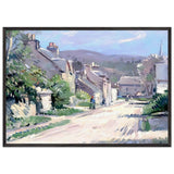 Street in Comrie, Perthshire by Samuel Peploe, framed poster, view 3