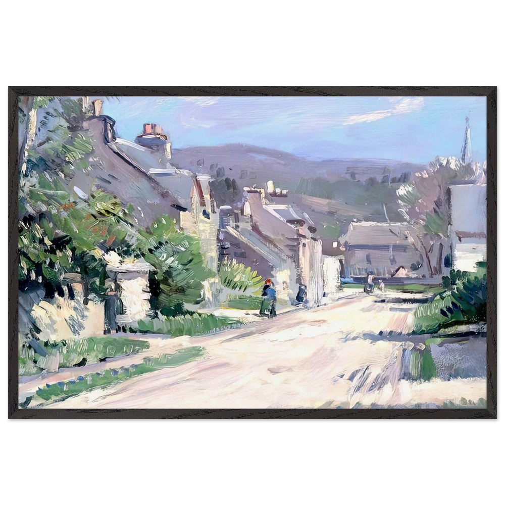 Street in Comrie, Perthshire by Samuel Peploe, framed poster