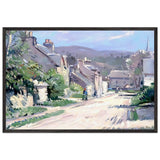 Street in Comrie, Perthshire by Samuel Peploe, framed poster