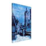Street in Front of Castle by Nicholas Roerich, canvas