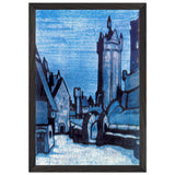 Street in Front of Castle by Nicholas Roerich, framed poster, view 2