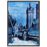 Street in Front of Castle by Nicholas Roerich, framed poster, view 3