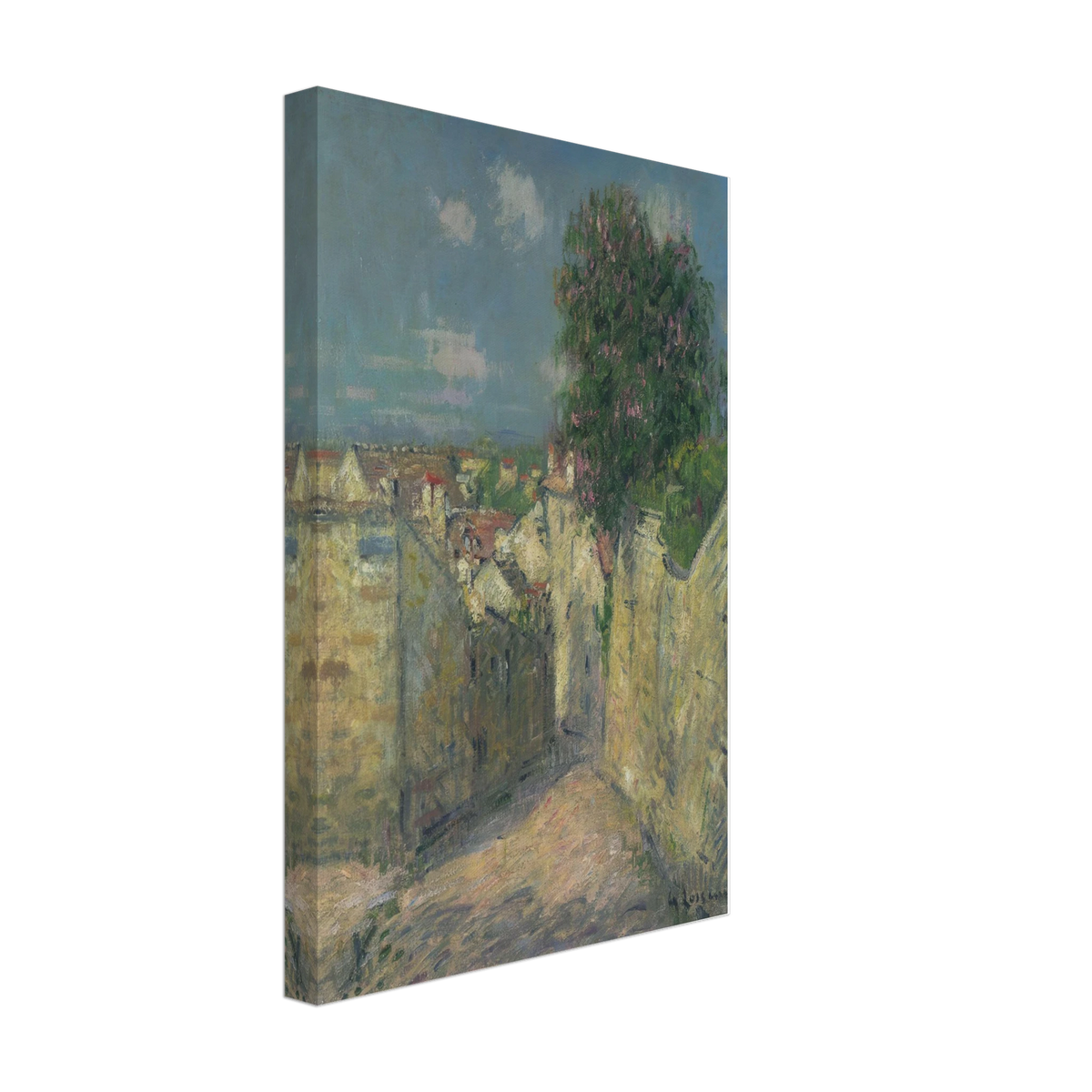 Street in Pontoise by Gustave Loiseau, canvas, view 2