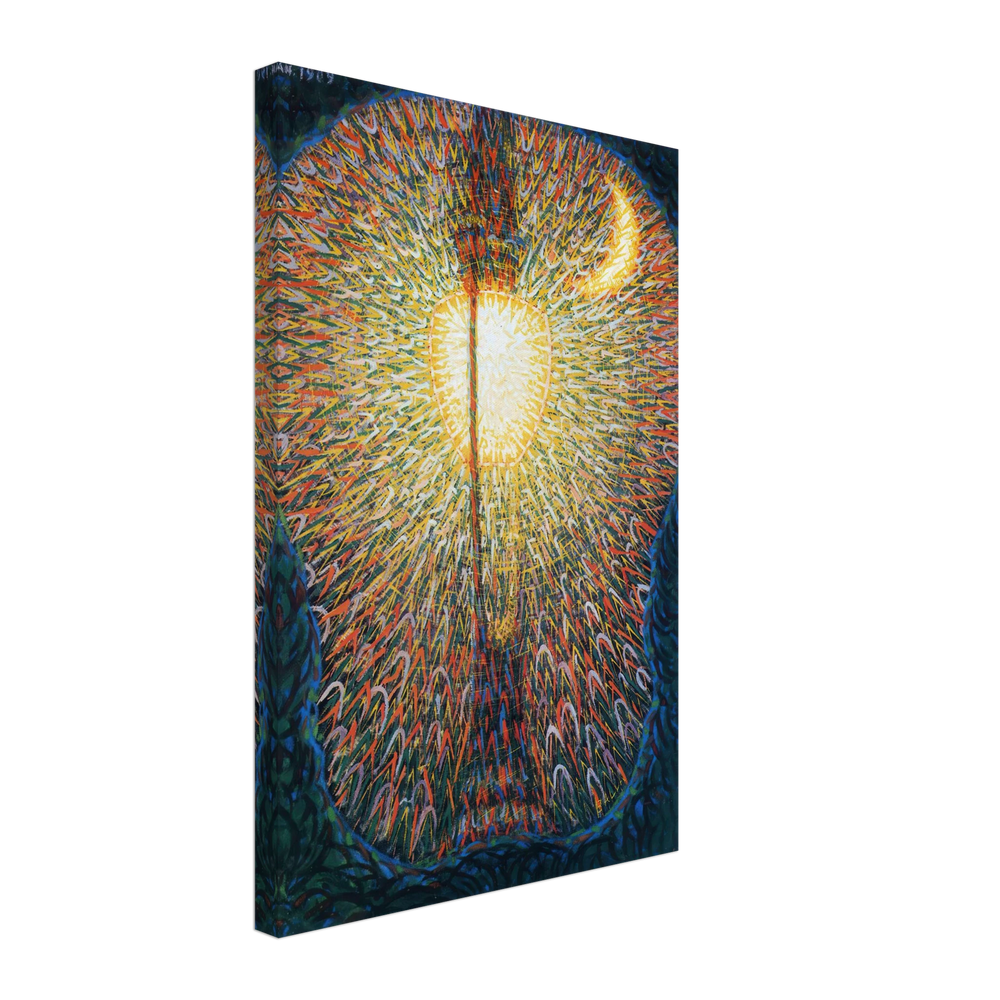 Street Light by Giacomo Balla, canvas