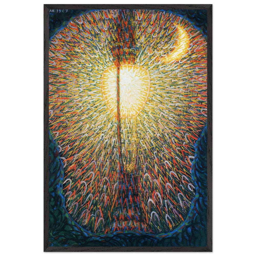 Street Light by Giacomo Balla, framed poster