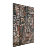Structure by Joaquin Torres Garcia, canvas