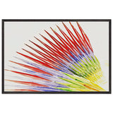 Study for Iridescent Interpenetration by Giacomo Balla, framed poster