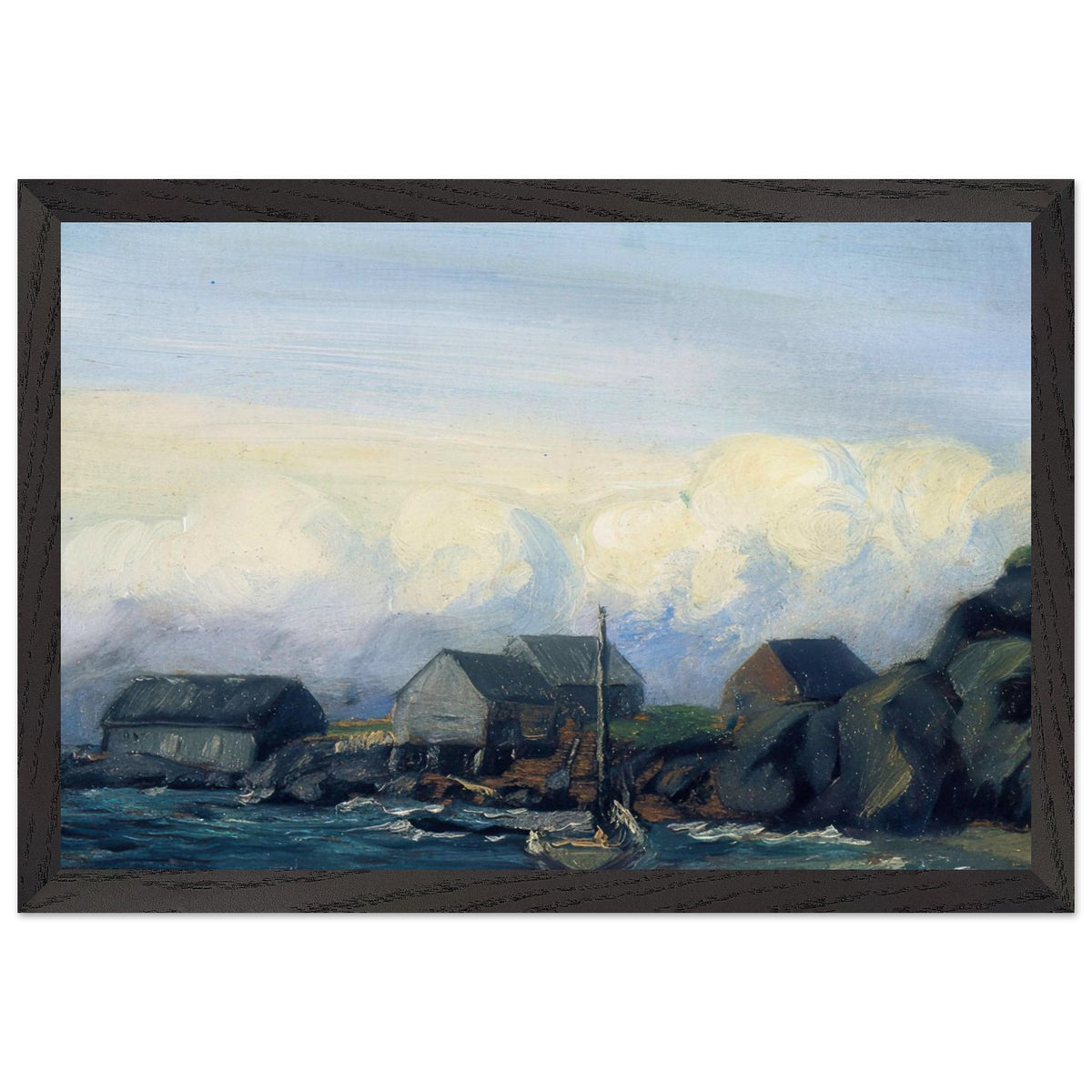 Study for Storm Tide by Robert Henri, framed poster, view 2