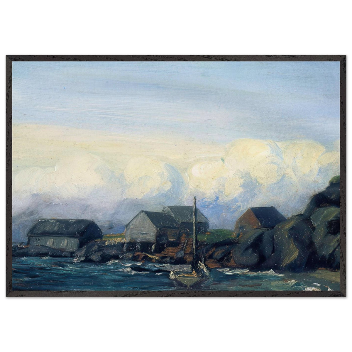 Study for Storm Tide by Robert Henri, framed poster, view 3