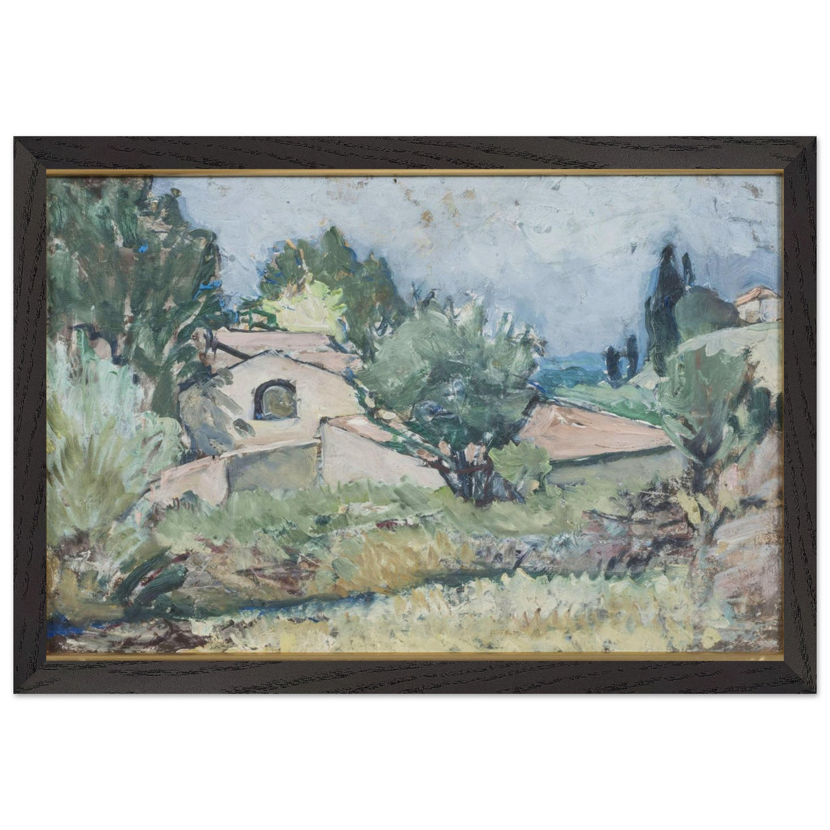 Study from the South of France by Anna Katarina Boberg, framed poster, view 2