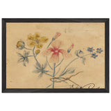 Study of Flowers by Nicholas Roerich, framed poster, view 2