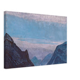 Study of Mountains by Nicholas Roerich, canvas