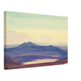 Study of Mountains by Nicholas Roerich, canvas
