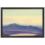 Study of Mountains by Nicholas Roerich, framed poster, view 2