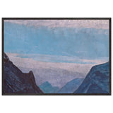 Study of Mountains by Nicholas Roerich, framed poster, view 3