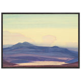 Study of Mountains by Nicholas Roerich, framed poster, view 3