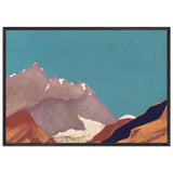 Study of Mountains by Nicholas Roerich, framed poster, view 3