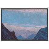 Study of Mountains by Nicholas Roerich, framed poster