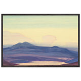 Study of Mountains by Nicholas Roerich, framed poster