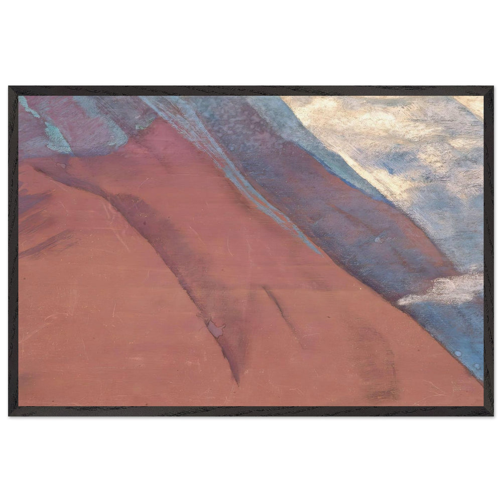 Study of Mountains by Nicholas Roerich, framed poster