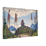 Study of Scene Decoration for The Rite of Spring by Nicholas Roerich, canvas, view 2