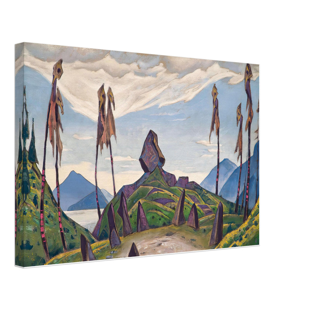 Study of Scene Decoration for The Rite of Spring by Nicholas Roerich, canvas