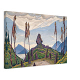 Study of Scene Decoration for The Rite of Spring by Nicholas Roerich, canvas