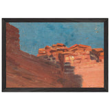Study of Walls by Nicholas Roerich, framed poster, view 2