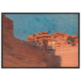 Study of Walls by Nicholas Roerich, framed poster, view 3