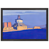 Stupa at Chung-Chu by Nicholas Roerich, framed poster, view 2