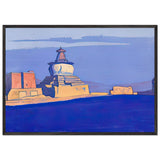Stupa at Chung-Chu by Nicholas Roerich, framed poster, view 3