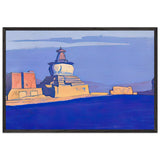 Stupa at Chung-Chu by Nicholas Roerich, framed poster, view 4