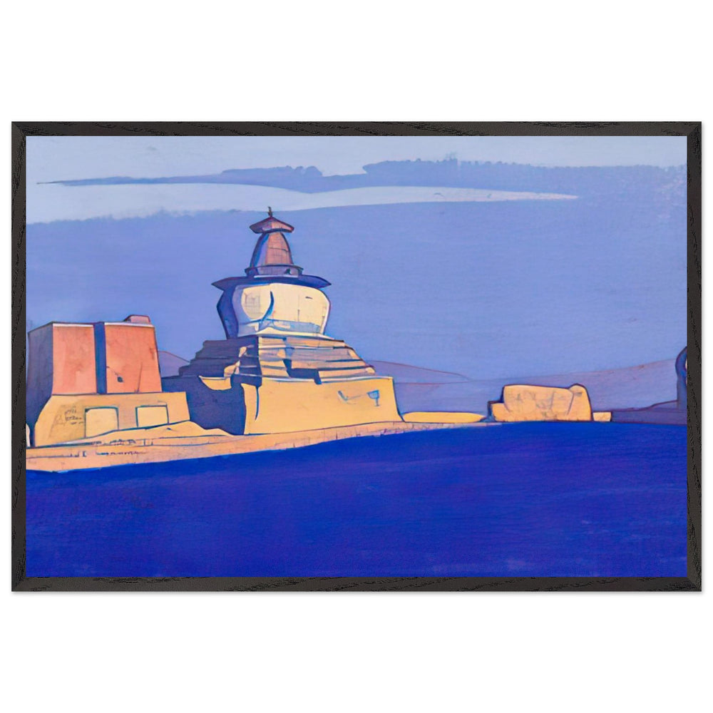 Stupa at Chung-Chu by Nicholas Roerich, framed poster