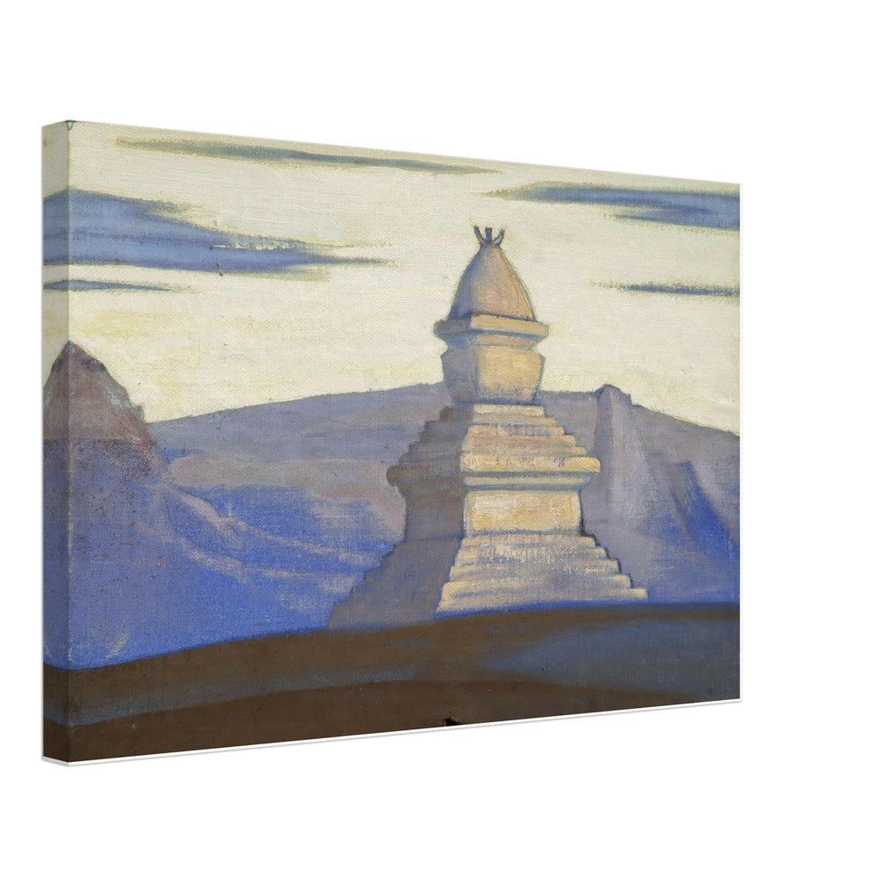 Stupa near Sharugen by Nicholas Roerich, canvas