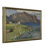 Summer, Store Molla. Study from Lofoten by Anna Katarina Boberg, canvas