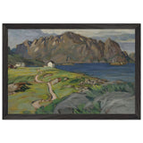 Summer, Store Molla. Study from Lofoten by Anna Katarina Boberg, framed poster, view 2