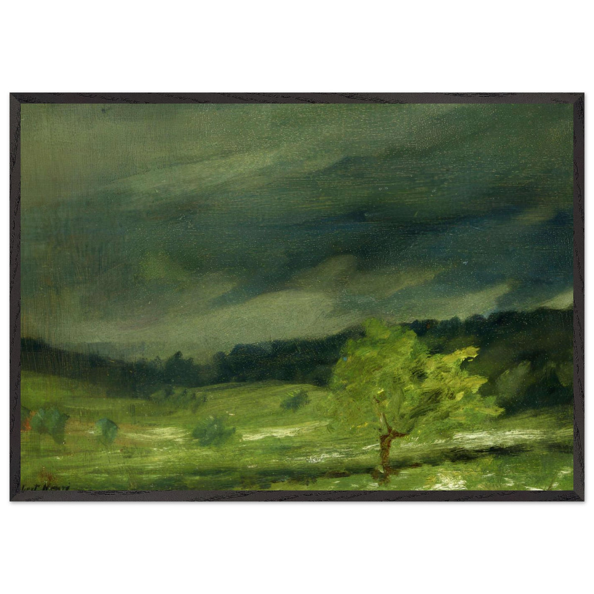 Summer Storm by Robert Henri, framed poster, view 3