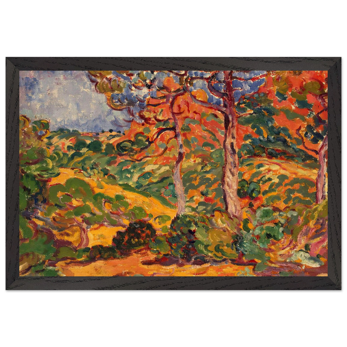 Sun Through the Trees by Louis Valtat, framed poster, view 2