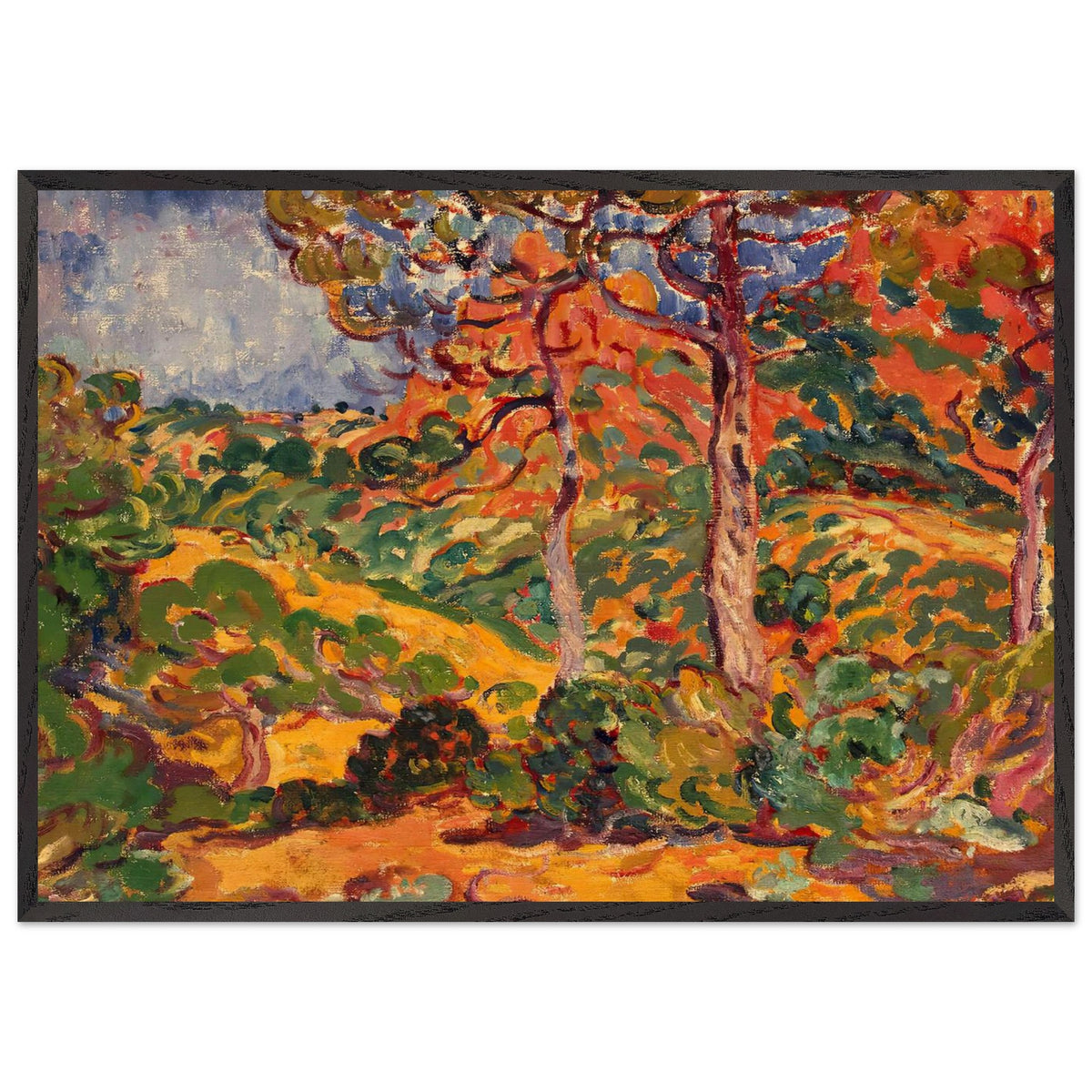 Sun Through the Trees by Louis Valtat, framed poster, view 3