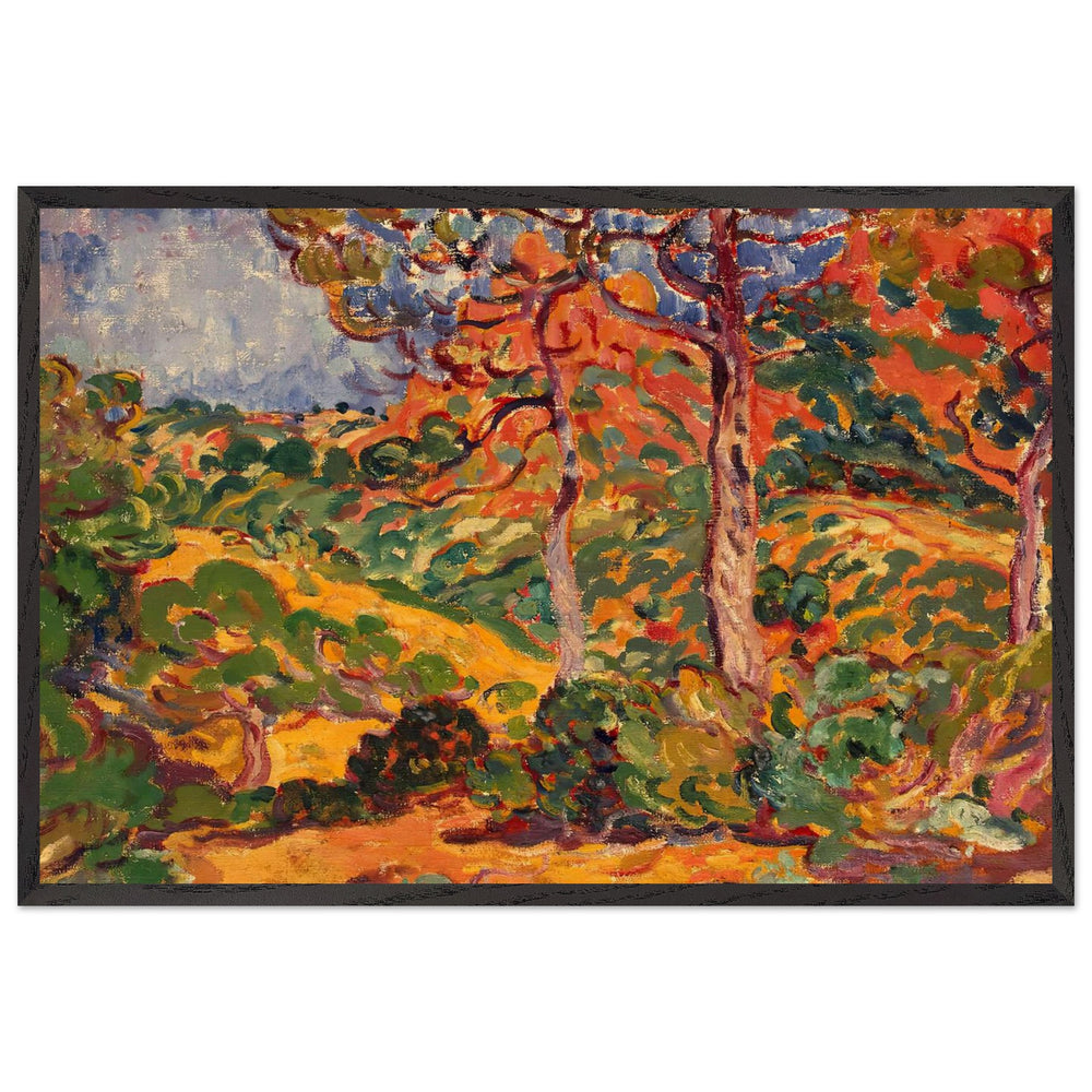 Sun Through the Trees by Louis Valtat, framed poster