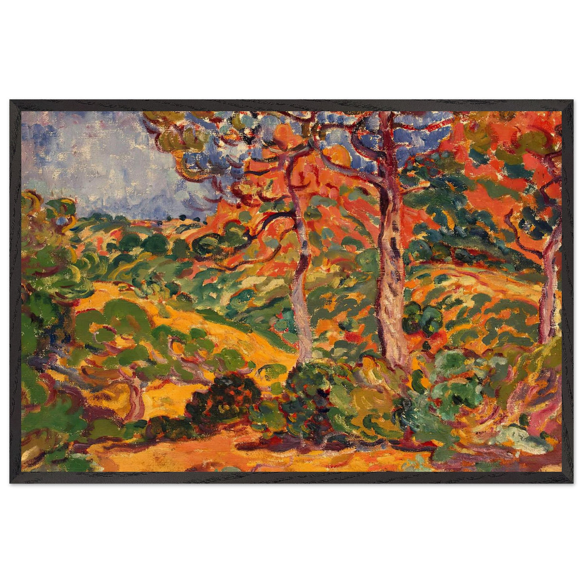 Sun Through the Trees by Louis Valtat, framed poster