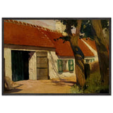 Sunny Farm by Firmin Baes, framed poster, view 3