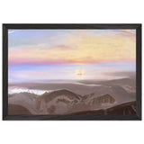 Sunrise at Toba by Fujishima Takeji, framed poster, view 2