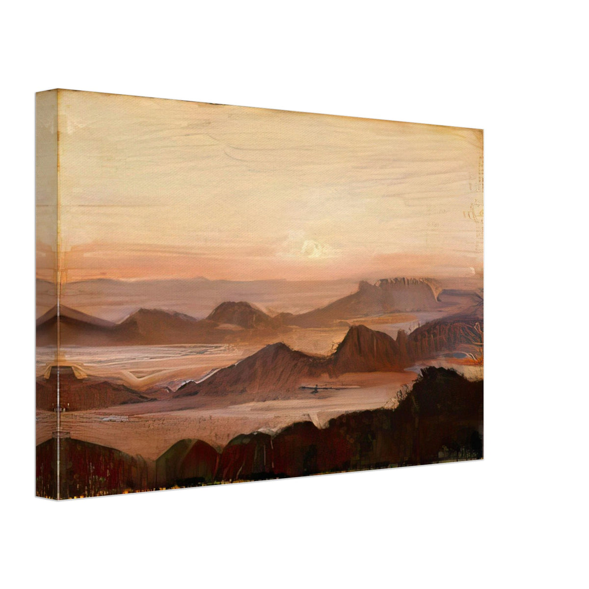 Sunrise by Fujishima Takeji, canvas, view 2