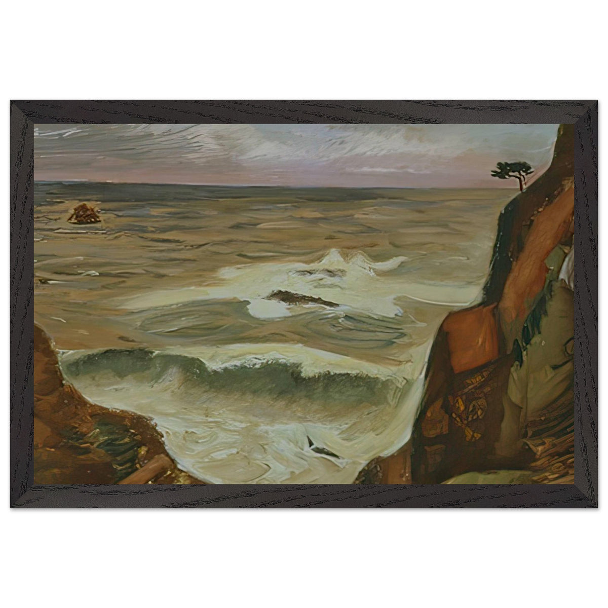 Sunrise by Fujishima Takeji, framed poster, view 2