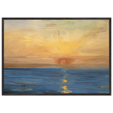 Sunrise by Fujishima Takeji, framed poster, view 3